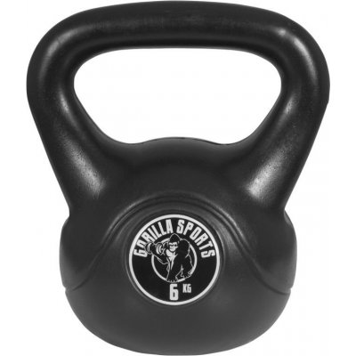 Gorilla Sports kettlebell plast 6 kg – Zboží Mobilmania