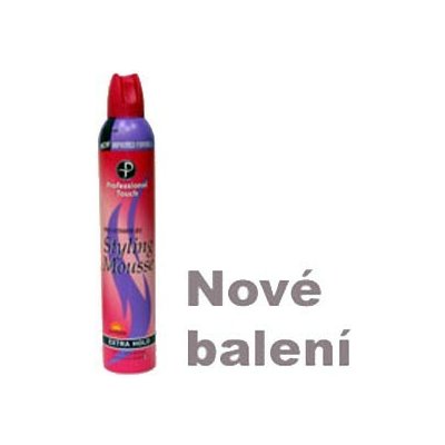 PROFESSIONAL TOUCH Pěnové tužidlo na vlasy EXTRA FIRM • 400 ml – Zbozi.Blesk.cz