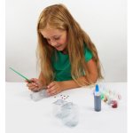 Lena Kreativní sada Třpytivé vázy malování na sklo s doplňky – Sleviste.cz