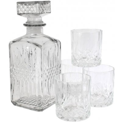 CMP KV7190 Karafa na whiskey 900 ml + 4 sklenice 200 ml – Zboží Dáma