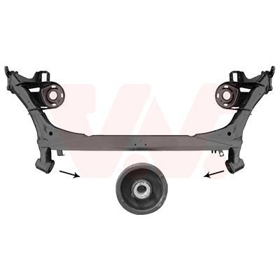 Tělo nápravy VAN WEZEL 5880629 | Zboží Auto