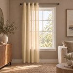 Mybesthome EASY TOP dekorační závěs s kroužky 140 × 250 cm, béžový, 1 ks – Hledejceny.cz