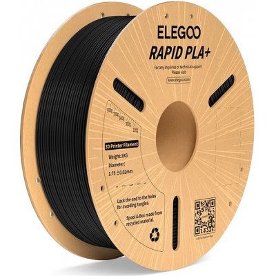 Elegoo RAPID PLA+ 1.75mm 1kg Black ELEEG240426 – Zboží Mobilmania