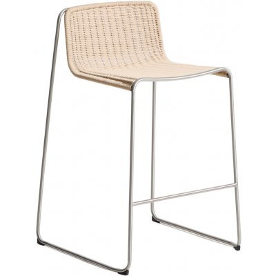 Kave Home Béžová zahradní barová židle Tavari 75 cm – Hledejceny.cz