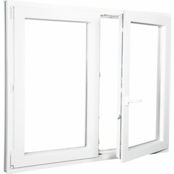 ALUPLAST Plastové okno dvoukřídlé bílé 160x120