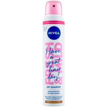 Nivea Fresh Revive suchý šampon pro světlejší tón vlasů 200 ml