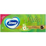 Zewa Softis Balsam papírové kapesníčky aloe 4-vrstvé 10 x 10 ks – Zboží Dáma