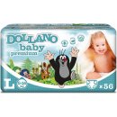 Dollano Baby CZ Jednorázové Krteček Premium L 56 ks