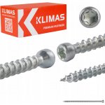 Tesařské vruty 6x120 mm 100 ks torx plný válcový závit Klimas WKFC – Hledejceny.cz