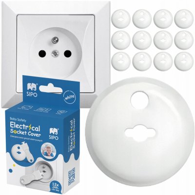 Sipo kryt na zásuvku 12 ks bílá – Zbozi.Blesk.cz