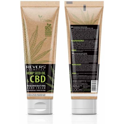 Revers regenerační krém na ruce s přírodním konopným olejem CBD 100 ml – Zbozi.Blesk.cz