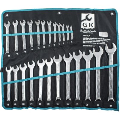 GK Tools sada očkoplochých klíčů, chrom 24 dílů 6-32 mm GK10345 – Zboží Dáma