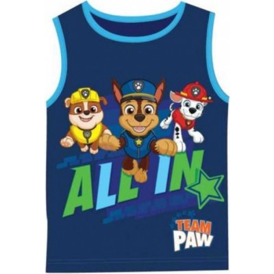 Setino chlapecké bavlněné tílko / nátělník Tlapková patrola Paw patrol tm. modré – Zboží Dáma