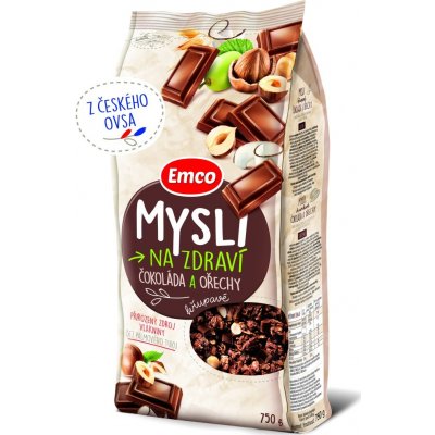 Emco Mysli křupavé - čokoláda a ořechy, 750 g – Zboží Dáma