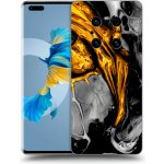 Pouzdro Picasee silikonové Huawei Mate 40 Pro - Black Gold černé – Hledejceny.cz