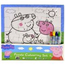 Peppa Pig Omalovánky puzzle