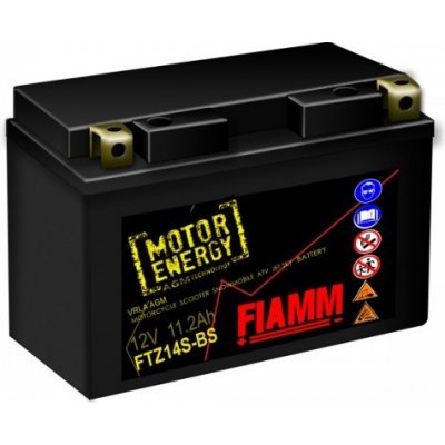 FIAMM FB14L-A2 - Batería Moto Fiamm 12V 14Ah 180A CCA