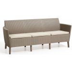 KETER SALEMO 3 Pohovka, 187 x 67 x 76 cm, cappuccino/písková 17209039 – Sleviste.cz