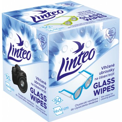 Linteo ubrousky čistící na brýle vlhčené 50 ks – Zboží Dáma
