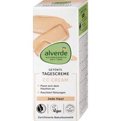 alverde naturkosmetik Perfekter Teint pleťový CC krém LSF6 50 ml – Hledejceny.cz