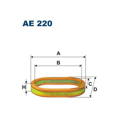 Vzduchový filtr FILTRON AE 220 – Hledejceny.cz