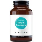 Viridian Synerbio Daily + Cranberry Směs probiotik a prebiotik s brusinkovým extraktem 30 kapslí – Hledejceny.cz