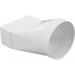 Haco Ventilační přechodový kus plochý/kulatý kanál Haco CZD 220 x 55 mm / 129 mm, 654 – Zboží Dáma