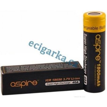 Aspire ICR 18650 Li-ion Baterie 40A 1800mAh