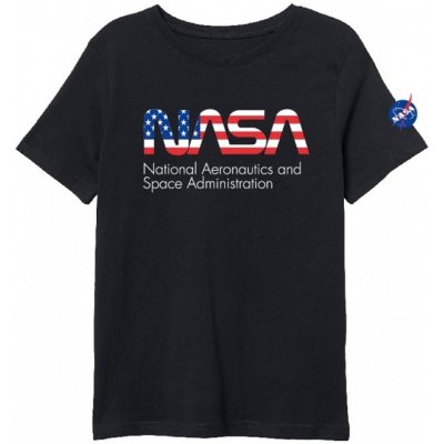 chlapecké tričko NASA černá – Sleviste.cz