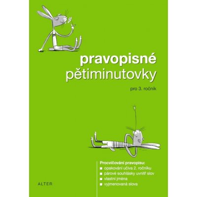 Pravopisné pětiminutovky pro 3. ročník – Hledejceny.cz