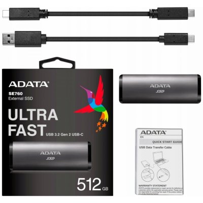 ADATA SE760 512GB, ASE760-512GU32G2-CTI – Zboží Mobilmania