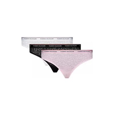 Tommy Hilfiger Spodní díl dámského spodního prádla 3 PACK BIKINI LACE UW0UW048970SK