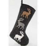 Eurolamp Ponožka šedá s jeleny 24 x 1 x 50 cm 1 ks – Hledejceny.cz
