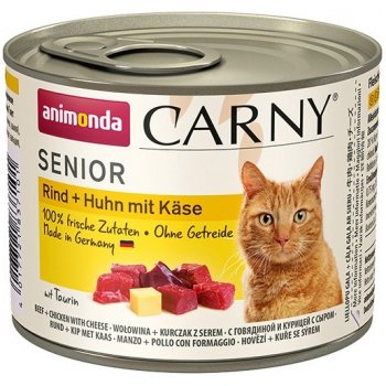 Carny Senior kuře & sýr 200 g