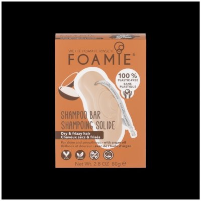 Foamie Kiss Me Argan Shampoo Bar Tuhý šampon 80 g – Hledejceny.cz