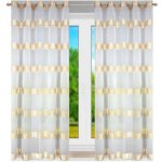 LiS Hotové záclony/závěsy s řeckým vzorem Meandros béžová 2 x 145 x 250 cm – Zboží Mobilmania