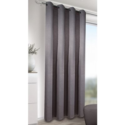 dekorační závěs LEATHER šedý tmavý 135 x 245 cm – Hledejceny.cz