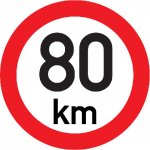 VAN WEZEL Omezení rychlosti 80 km retroreflexní prumer 150 mm (na prívesy) 9907772 – Hledejceny.cz