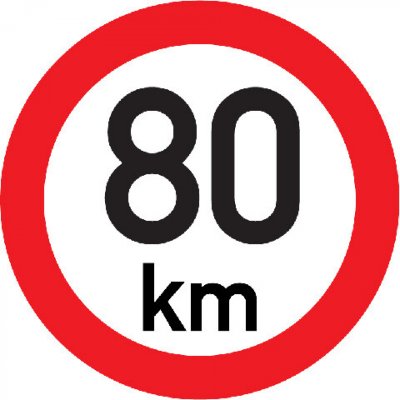 VAN WEZEL Omezení rychlosti 80 km retroreflexní prumer 150 mm (na prívesy) 9907772 – Hledejceny.cz
