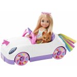 Barbie CHELSEA A KABRIOLET S NÁLEPKAMI – Zboží Mobilmania