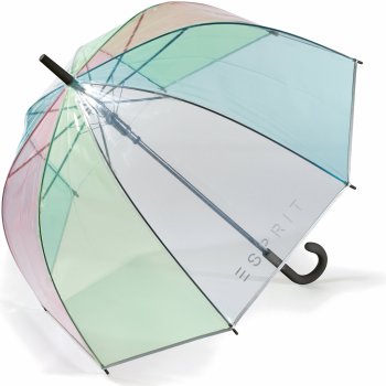 Esprit Long AC Domeshape Transparent Rainbow dámský holový deštník  průhledný od 599 Kč - Heureka.cz