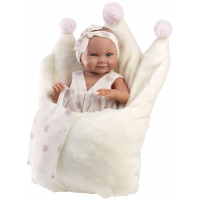 Llorens 73814 New Born Realistická Holčička 40 cm – Zboží Mobilmania