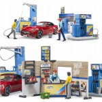 Bruder Čerpací stanice s autem a 2 figurkami – Zboží Mobilmania