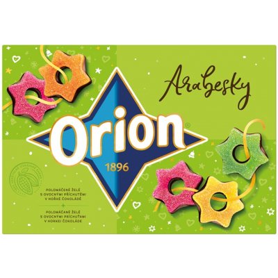 Orion Arabesky želé polomáčené v čokoládě 209 g – Zboží Dáma