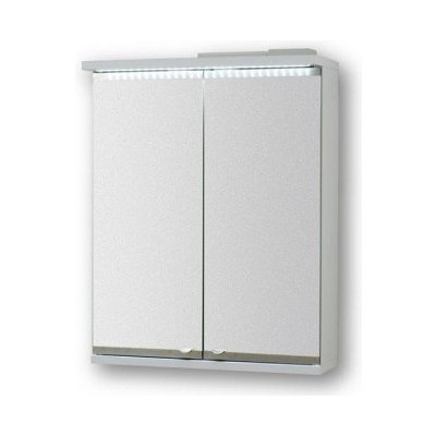 Olsen Spa Nice Led 80 x 64 x 15 cm - vrchní zrcadlová skříňka, galerka s led osvětlením – Zboží Mobilmania