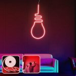 Opviq Decorative Wall Led Lighting Bulb Light - Medium - Red – Hledejceny.cz