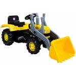 DOLU Velký šlapací traktor s rypadlem žlutý – Zboží Dáma