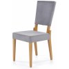 Jídelní židle ImportWorld Zorbus šedá / dub medový