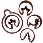 Vykrajovátko na linecké Vánoční baňka 4x jinak | Moderní Vánoční linecké cukroví – Zboží Dáma