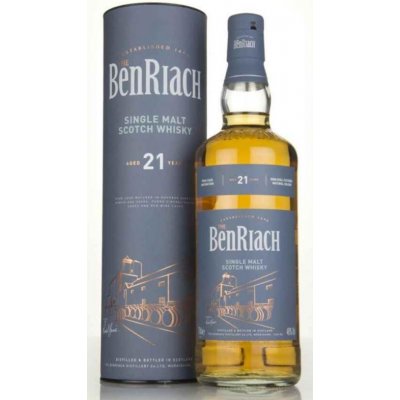 Benriach 21y 46% 0,7 l (tuba) – Hledejceny.cz